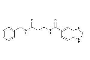 N-[3-(benzylamino)-3-keto-propyl]-1H-benzotriazole-5-carboxamide