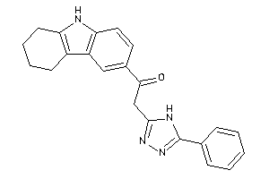 2-(5-phenyl-4H-1,2,4-triazol-3-yl)-1-(6,7,8,9-tetrahydro-5H-carbazol-3-yl)ethanone