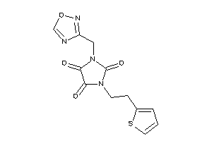 1-(1,2,4-oxadiazol-3-ylmethyl)-3-[2-(2-thienyl)ethyl]imidazolidine-2,4,5-trione