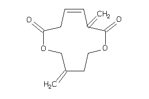 Image of 2,9-dimethylene-7,12-dioxacyclododec-3-ene-1,6-quinone