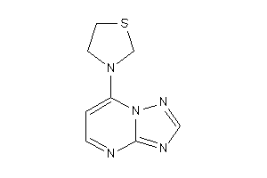 3-([1,2,4]triazolo[1,5-a]pyrimidin-7-yl)thiazolidine