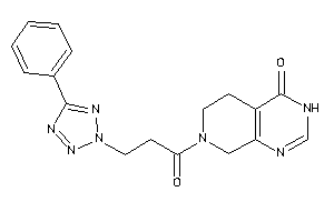 7-[3-(5-phenyltetrazol-2-yl)propanoyl]-3,5,6,8-tetrahydropyrido[3,4-d]pyrimidin-4-one