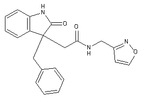 2-(3-benzyl-2-keto-indolin-3-yl)-N-(isoxazol-3-ylmethyl)acetamide