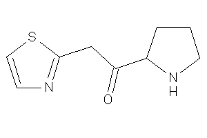 1-pyrrolidin-2-yl-2-thiazol-2-yl-ethanone