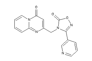 Image of 4-[(4-ketopyrido[1,2-a]pyrimidin-2-yl)methyl]-3-(3-pyridyl)-1,2,4-oxadiazol-5-one
