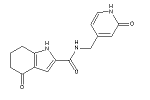 4-keto-N-[(2-keto-1H-pyridin-4-yl)methyl]-1,5,6,7-tetrahydroindole-2-carboxamide