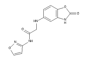 N-isoxazol-3-yl-2-[(2-keto-3H-1,3-benzoxazol-5-yl)amino]acetamide