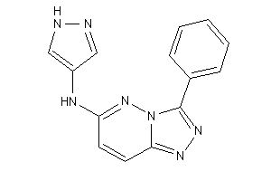 (3-phenyl-[1,2,4]triazolo[3,4-f]pyridazin-6-yl)-(1H-pyrazol-4-yl)amine