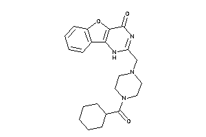 2-[[4-(cyclohexanecarbonyl)piperazino]methyl]-1H-benzofuro[3,2-d]pyrimidin-4-one