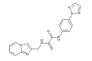 N-(imidazo[1,2-a]pyridin-2-ylmethyl)-N'-[4-(triazol-2-yl)phenyl]oxamide