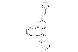 Image of 2-(4-benzyl-2,3-diketo-pyrido[2,3-b]pyrazin-1-yl)-N-(2-furfuryl)acetamide