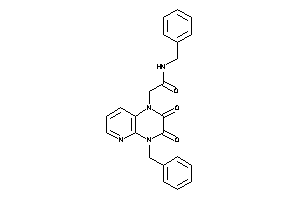 N-benzyl-2-(4-benzyl-2,3-diketo-pyrido[2,3-b]pyrazin-1-yl)acetamide