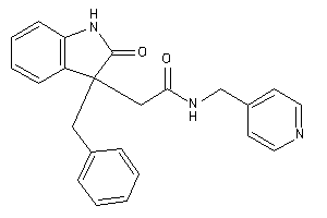 2-(3-benzyl-2-keto-indolin-3-yl)-N-(4-pyridylmethyl)acetamide