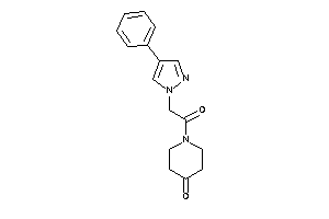 1-[2-(4-phenylpyrazol-1-yl)acetyl]-4-piperidone