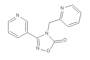 3-(3-pyridyl)-4-(2-pyridylmethyl)-1,2,4-oxadiazol-5-one