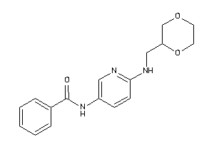 N-[6-(1,4-dioxan-2-ylmethylamino)-3-pyridyl]benzamide