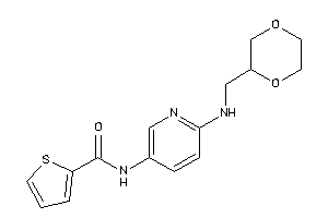 N-[6-(1,4-dioxan-2-ylmethylamino)-3-pyridyl]thiophene-2-carboxamide