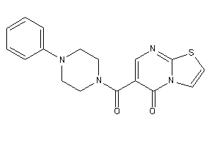 6-(4-phenylpiperazine-1-carbonyl)thiazolo[3,2-a]pyrimidin-5-one