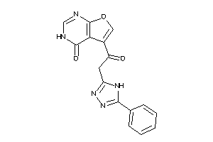 5-[2-(5-phenyl-4H-1,2,4-triazol-3-yl)acetyl]-3H-furo[2,3-d]pyrimidin-4-one