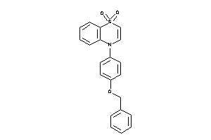4-(4-benzoxyphenyl)benzo[b][1,4]thiazine 1,1-dioxide