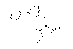 1-[[5-(2-thienyl)-1,2,4-oxadiazol-3-yl]methyl]imidazolidine-2,4,5-trione