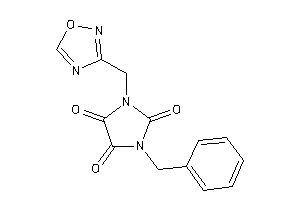 1-benzyl-3-(1,2,4-oxadiazol-3-ylmethyl)imidazolidine-2,4,5-trione