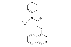 N-cyclohexen-1-yl-N-cyclopropyl-2-(phthalazin-1-ylthio)acetamide