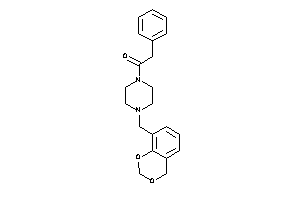 1-[4-(4H-1,3-benzodioxin-8-ylmethyl)piperazino]-2-phenyl-ethanone