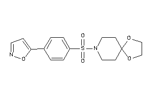 8-(4-isoxazol-5-ylphenyl)sulfonyl-1,4-dioxa-8-azaspiro[4.5]decane