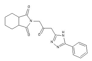 2-[2-keto-3-(5-phenyl-4H-1,2,4-triazol-3-yl)propyl]-3a,4,5,6,7,7a-hexahydroisoindole-1,3-quinone