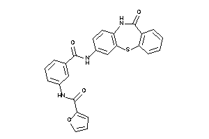 N-[3-[(6-keto-5H-benzo[b][1,4]benzothiazepin-2-yl)carbamoyl]phenyl]-2-furamide