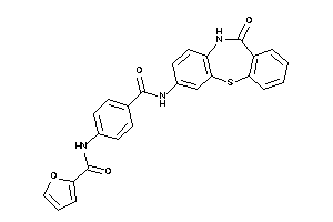 N-[4-[(6-keto-5H-benzo[b][1,4]benzothiazepin-2-yl)carbamoyl]phenyl]-2-furamide