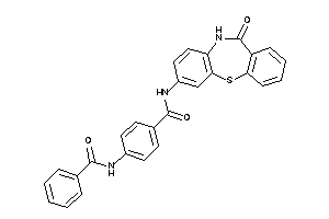 4-benzamido-N-(6-keto-5H-benzo[b][1,4]benzothiazepin-2-yl)benzamide