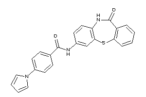 N-(6-keto-5H-benzo[b][1,4]benzothiazepin-2-yl)-4-pyrrol-1-yl-benzamide