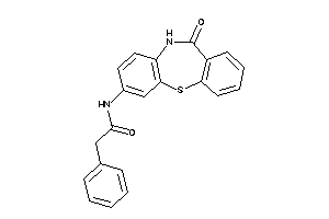 N-(6-keto-5H-benzo[b][1,4]benzothiazepin-2-yl)-2-phenyl-acetamide