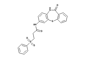 3-besyl-N-(6-keto-5H-benzo[b][1,4]benzothiazepin-2-yl)propionamide