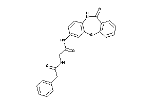 N-(6-keto-5H-benzo[b][1,4]benzothiazepin-2-yl)-2-[(2-phenylacetyl)amino]acetamide