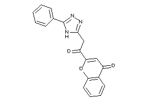 2-[2-(5-phenyl-4H-1,2,4-triazol-3-yl)acetyl]chromone