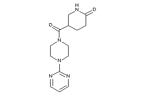 5-[4-(2-pyrimidyl)piperazine-1-carbonyl]-2-piperidone