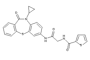 N-[2-[(5-cyclopropyl-6-keto-benzo[b][1,4]benzothiazepin-2-yl)amino]-2-keto-ethyl]thiophene-2-carboxamide