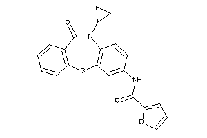 N-(5-cyclopropyl-6-keto-benzo[b][1,4]benzothiazepin-2-yl)-2-furamide
