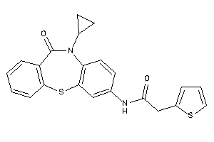 N-(5-cyclopropyl-6-keto-benzo[b][1,4]benzothiazepin-2-yl)-2-(2-thienyl)acetamide