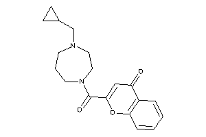 2-[4-(cyclopropylmethyl)-1,4-diazepane-1-carbonyl]chromone