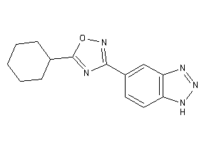 3-(1H-benzotriazol-5-yl)-5-cyclohexyl-1,2,4-oxadiazole