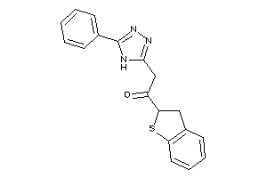 1-(2,3-dihydrobenzothiophen-2-yl)-2-(5-phenyl-4H-1,2,4-triazol-3-yl)ethanone