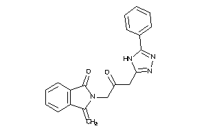 2-[2-keto-3-(5-phenyl-4H-1,2,4-triazol-3-yl)propyl]-3-methylene-isoindolin-1-one