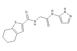 N-[2-keto-2-(1H-pyrazol-5-ylamino)ethyl]-4,5,6,7-tetrahydrobenzothiophene-2-carboxamide