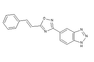 3-(1H-benzotriazol-5-yl)-5-styryl-1,2,4-oxadiazole