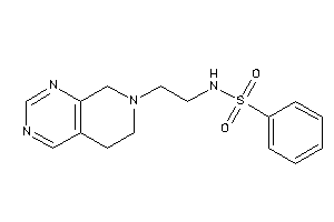 N-[2-(6,8-dihydro-5H-pyrido[3,4-d]pyrimidin-7-yl)ethyl]benzenesulfonamide