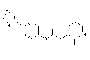 2-(6-keto-1H-pyrimidin-5-yl)acetic Acid [4-(1,2,4-oxadiazol-3-yl)phenyl] Ester